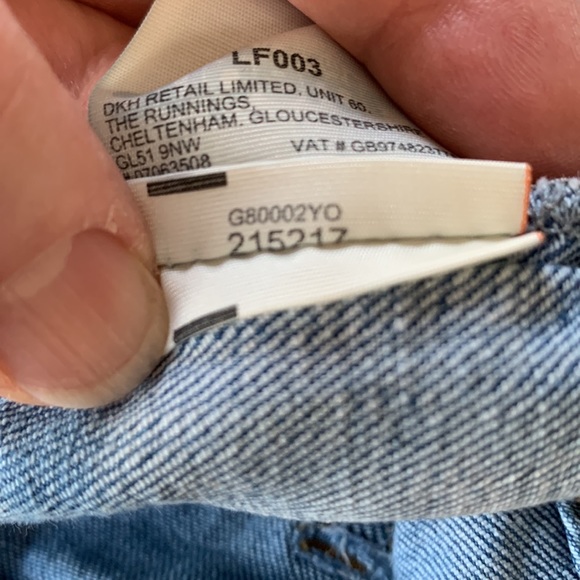 Superdry Denim Short Overalls with Cream Lace Hem Women’s Distressed Size Small - Picture 13 of 14